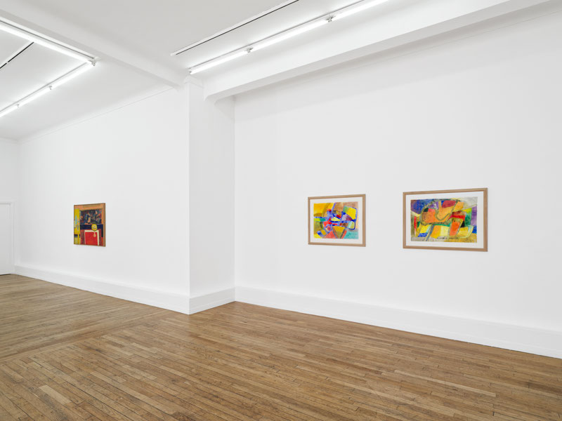 Vue de l'exposition Maurice Estève