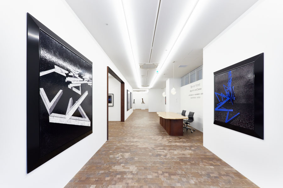 T02-Exhibition view-Bernar-Venet-Algorithm&Chance-2025©Allan-Abani-C&B-02