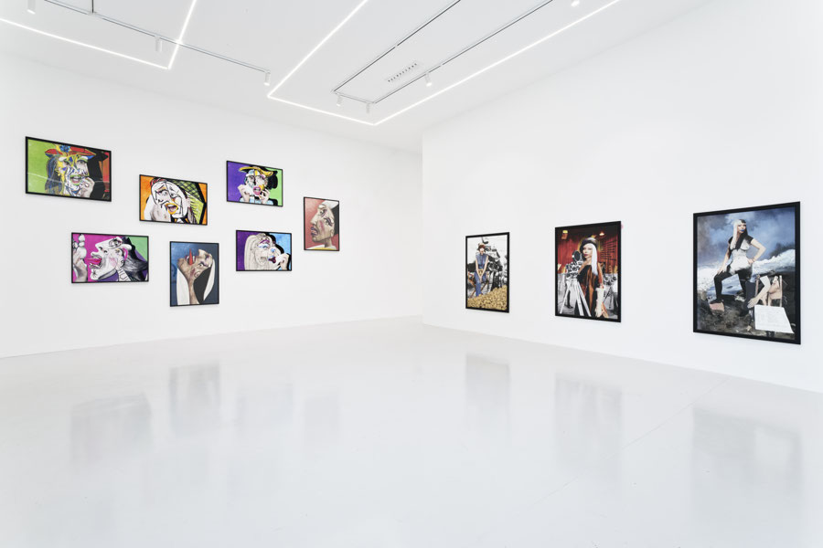 Vue de l'exposition ORLAN