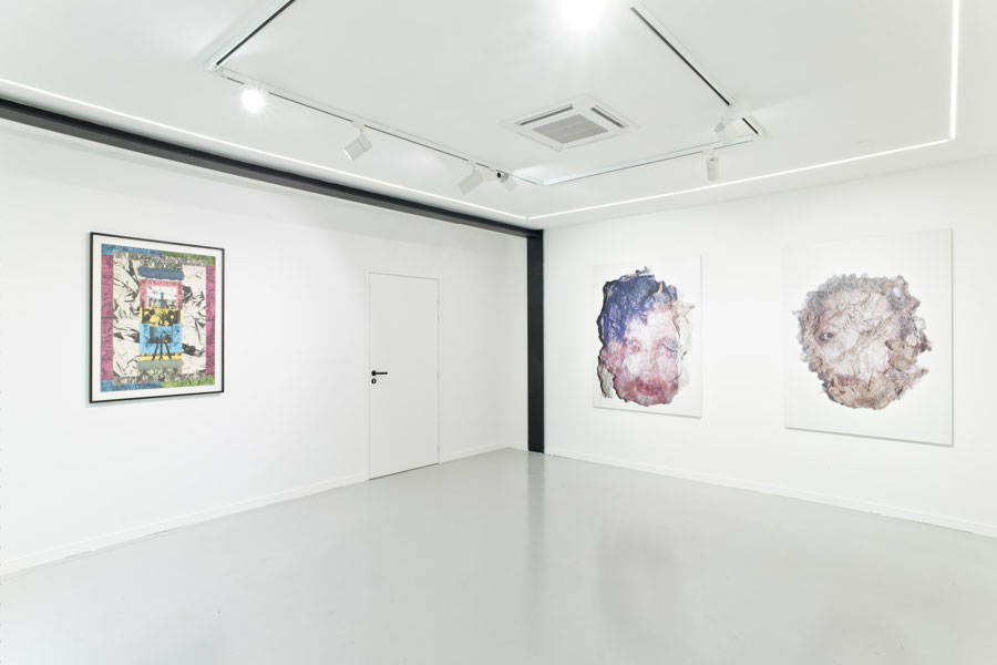 Vue de l'exposition ORLAN