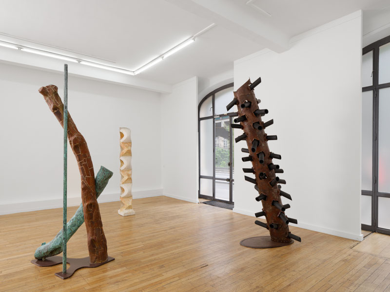 Vue de l'exposition Bernard Pagès