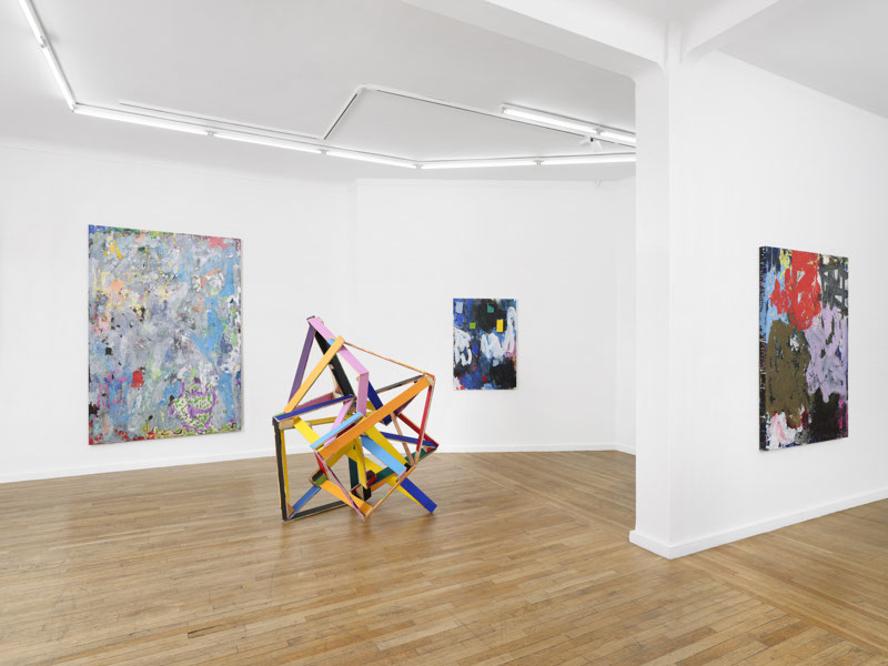 Vue de l'exposition Franck Chalendard : Le vent souffle où il veut