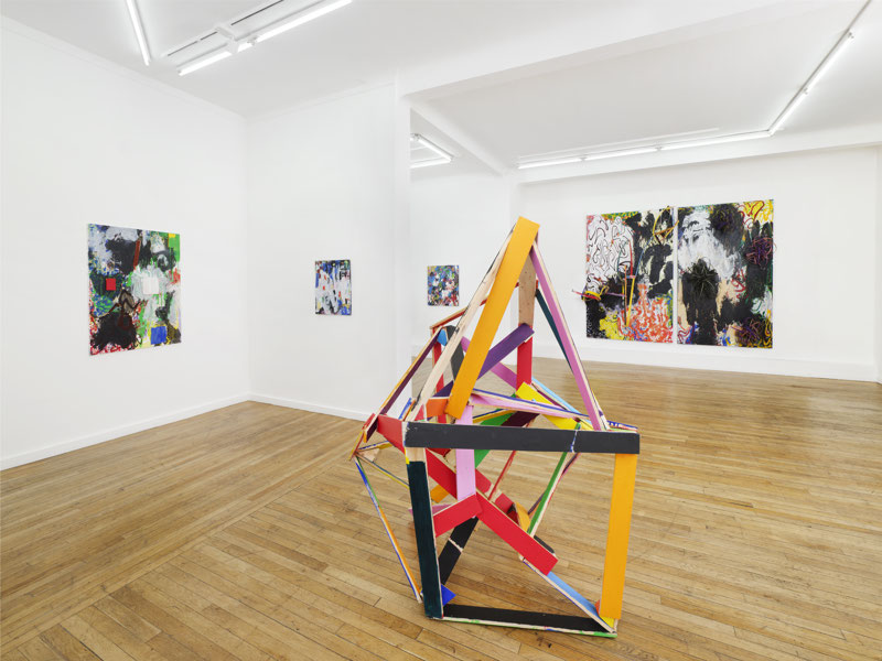 Vue de l'exposition Franck Chalendard : Le vent souffle où il veut