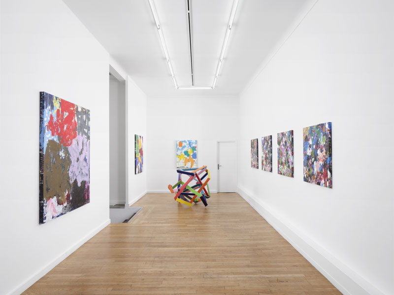 Vue de l'exposition Franck Chalendard : Le vent souffle où il veut