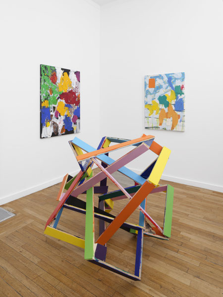 Vue de l'exposition Franck Chalendard : Le vent souffle où il veut