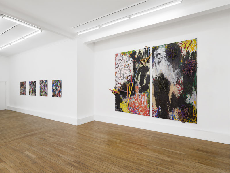 Vue de l'exposition Franck Chalendard : Le vent souffle où il veut