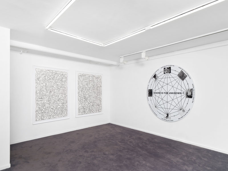 Vue d'exposition : Tania Mouraud, En rêvant d'être un papillon