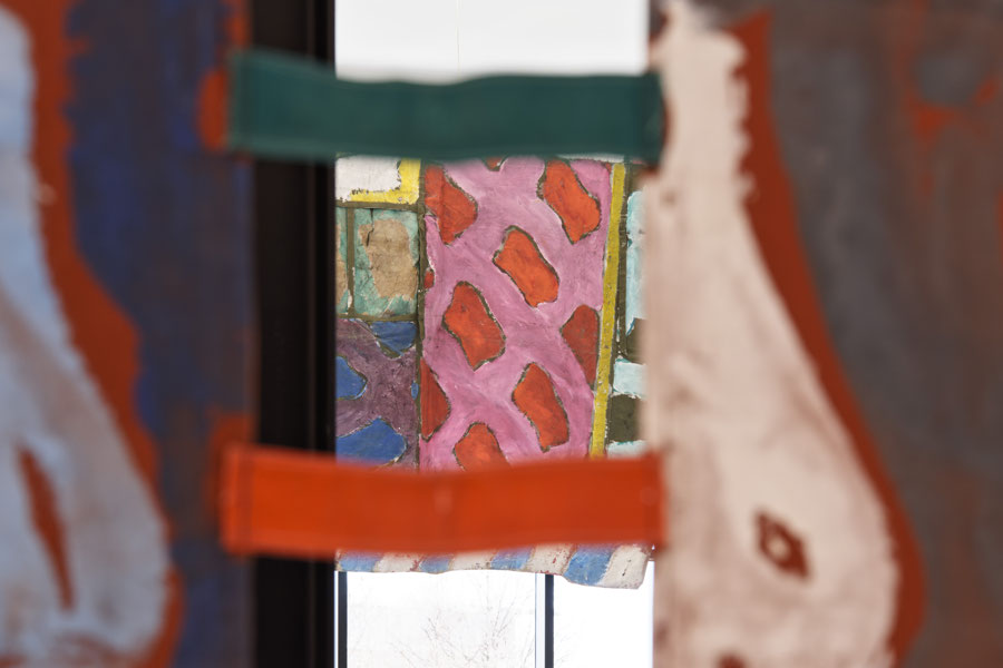 Vue d'exposition - Claude Viallat - sa Forme a soixante ans