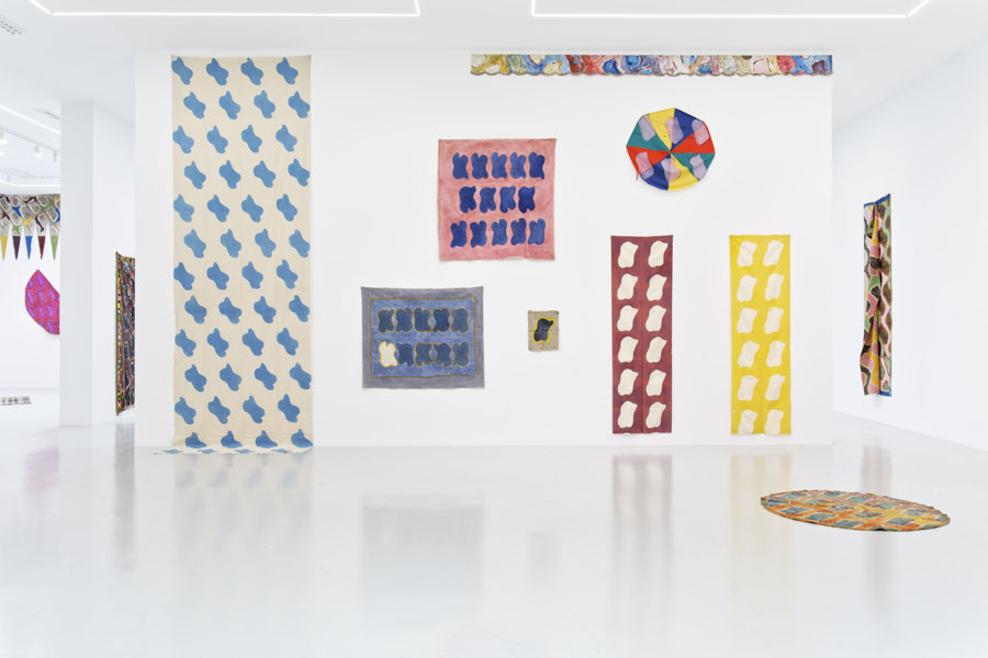 Vue d'exposition - Claude Viallat - sa Forme a soixante ans