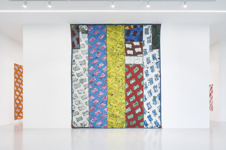 Vue d'exposition - Claude Viallat - sa Forme a soixante ans