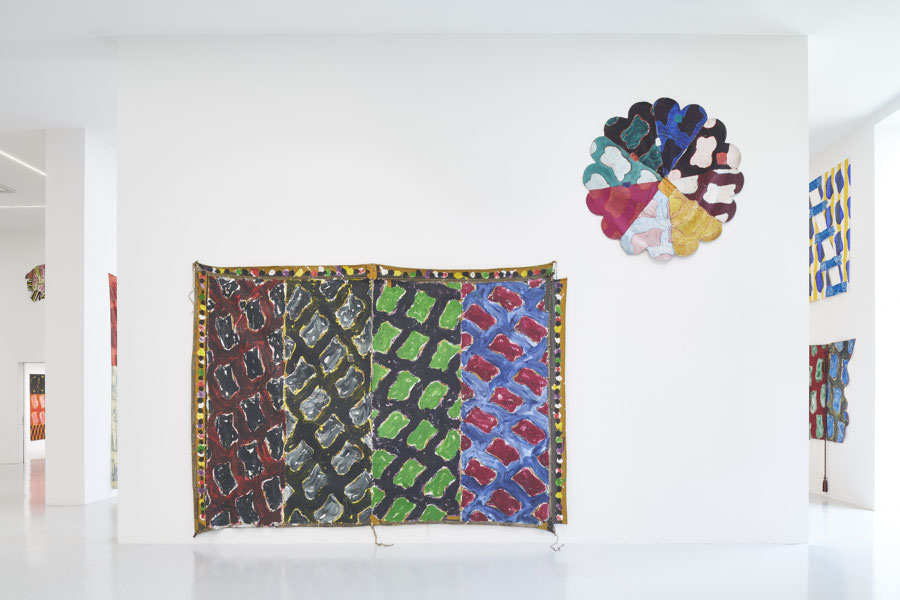 Vue d'exposition - Claude Viallat - sa Forme a soixante ans