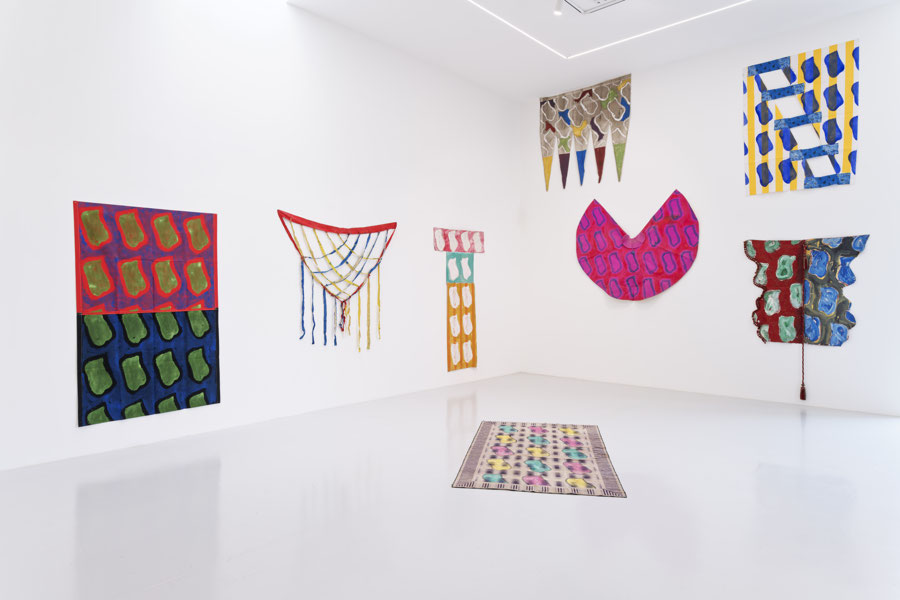 Vue d'exposition - Claude Viallat - sa Forme a soixante ans