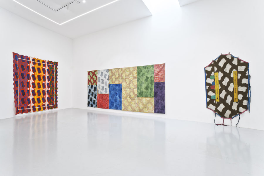 Vue d'exposition - Claude Viallat - sa Forme a soixante ans