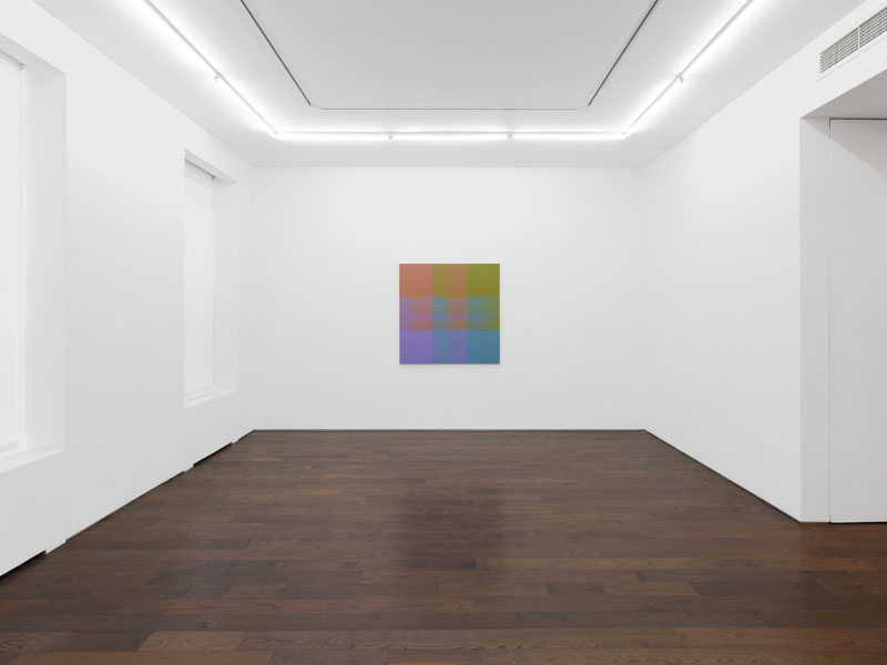 Installation View D of Sanford Wurmfeld: Squares 1971-74
