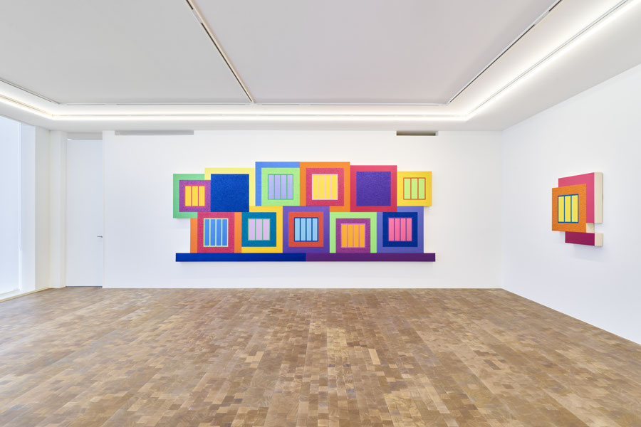 Vue d'expo Peter Halley