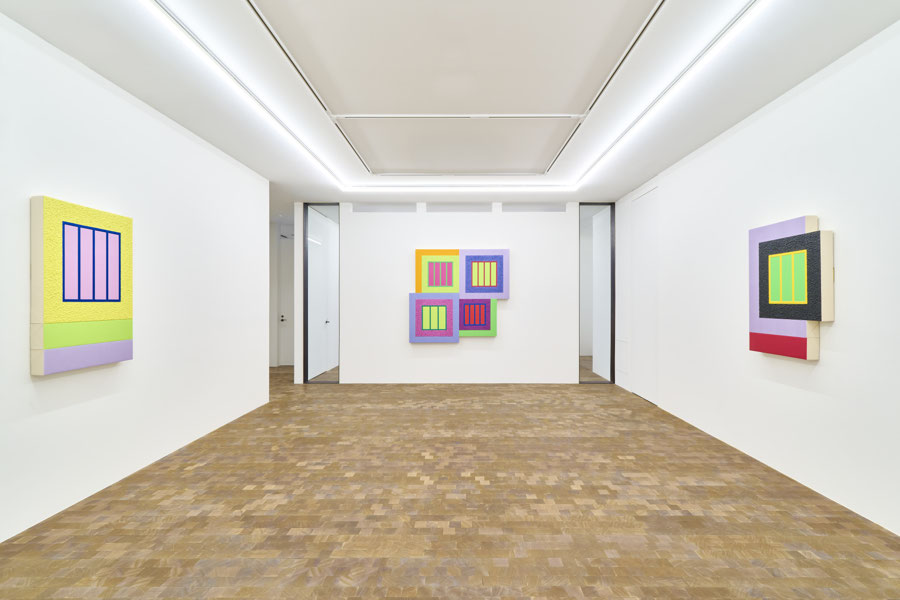 Vue d'expo Peter Halley